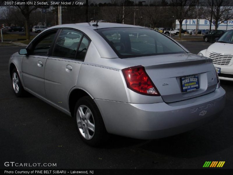 Silver Nickel / Gray 2007 Saturn ION 2 Sedan