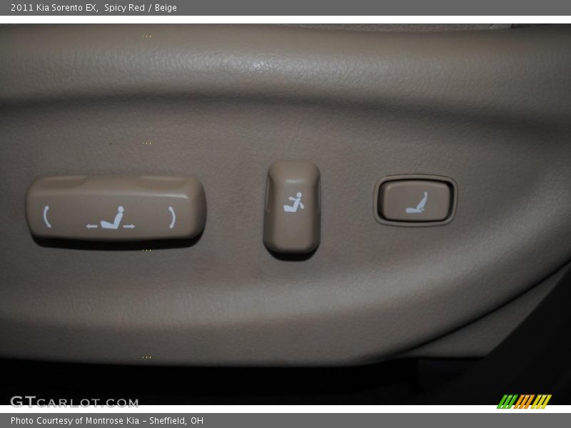 Spicy Red / Beige 2011 Kia Sorento EX