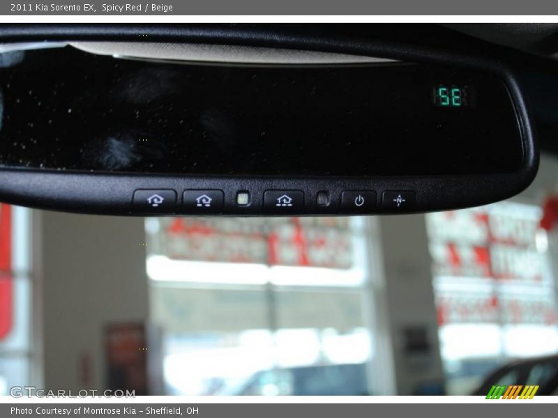 Spicy Red / Beige 2011 Kia Sorento EX