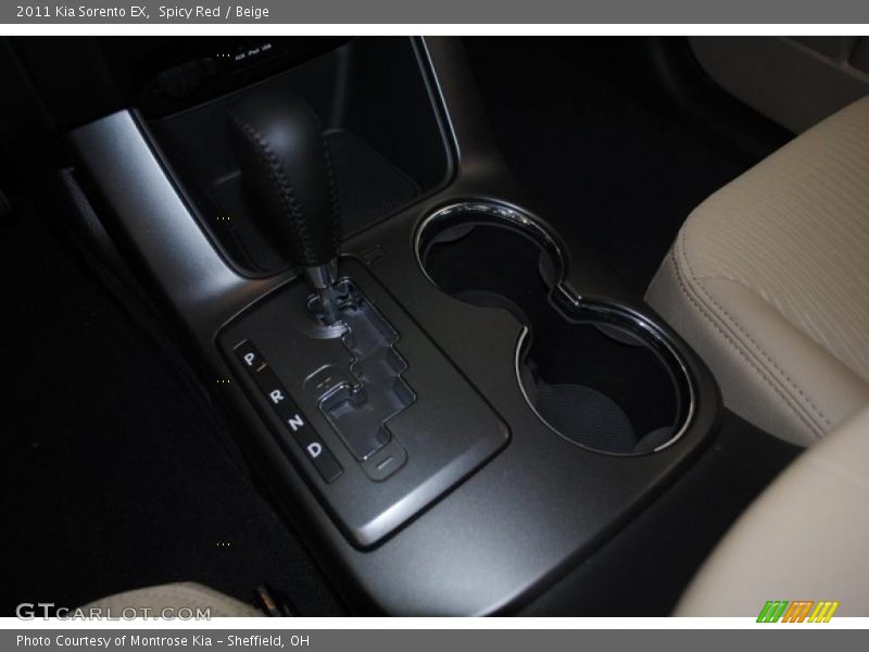 Spicy Red / Beige 2011 Kia Sorento EX