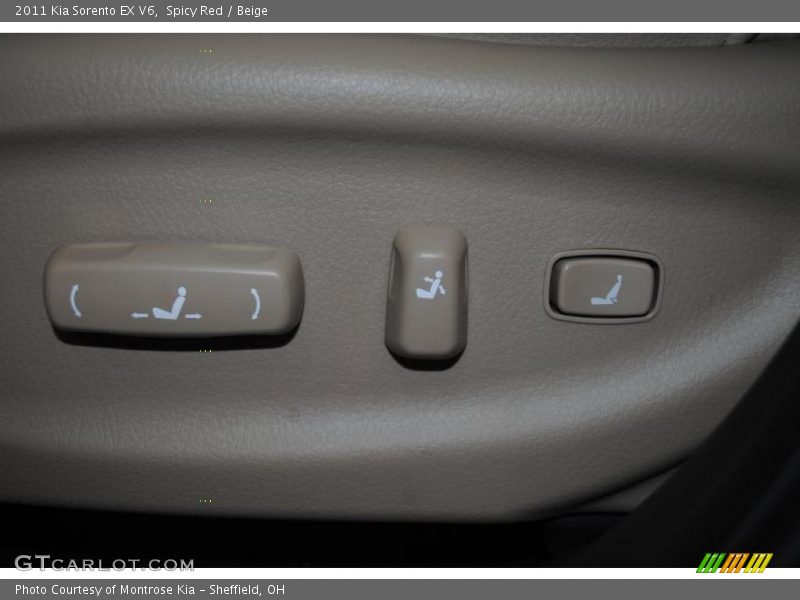 Spicy Red / Beige 2011 Kia Sorento EX V6