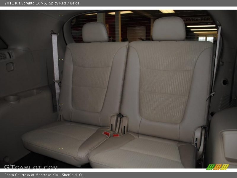 Spicy Red / Beige 2011 Kia Sorento EX V6