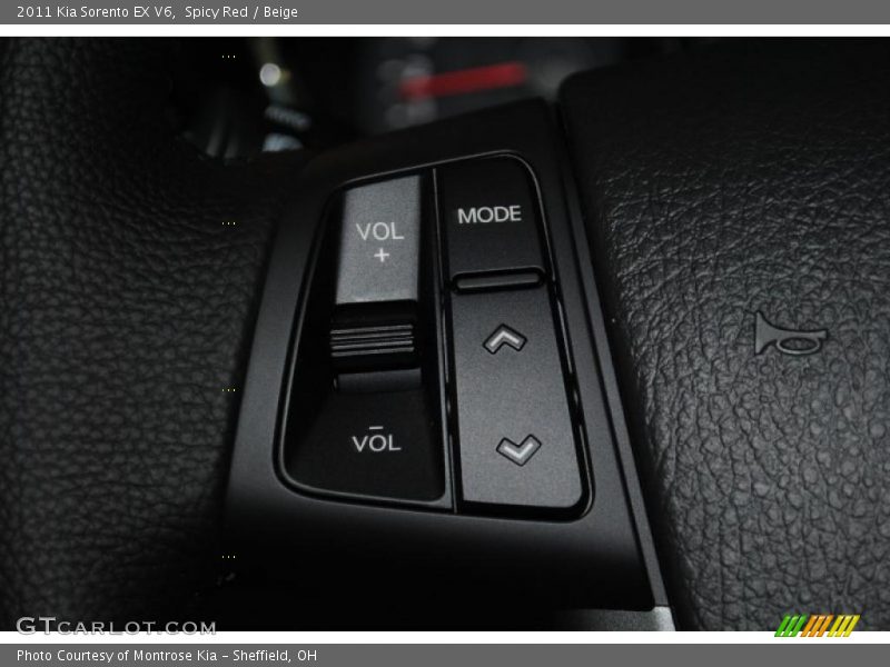 Spicy Red / Beige 2011 Kia Sorento EX V6