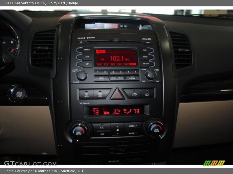 Spicy Red / Beige 2011 Kia Sorento EX V6
