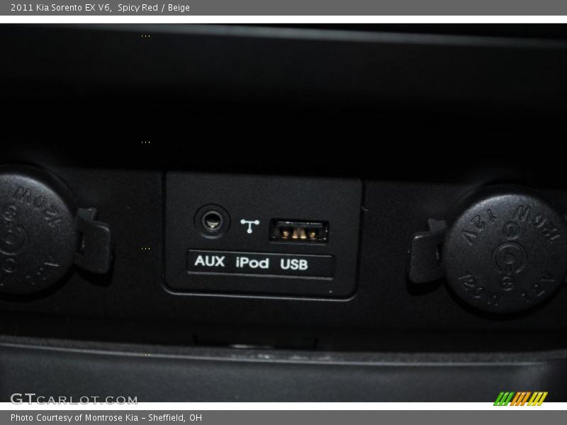 Spicy Red / Beige 2011 Kia Sorento EX V6