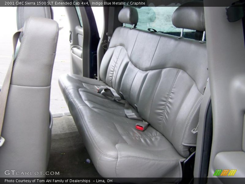 Indigo Blue Metallic / Graphite 2001 GMC Sierra 1500 SLT Extended Cab 4x4