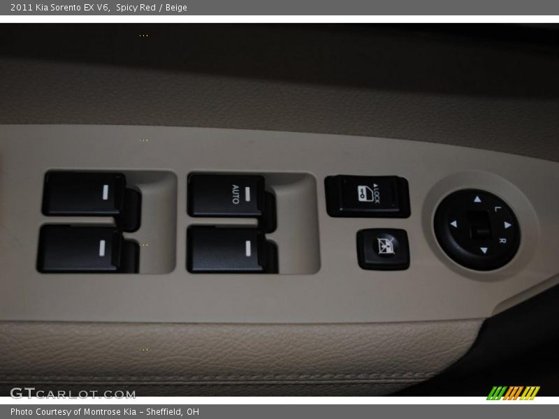 Spicy Red / Beige 2011 Kia Sorento EX V6