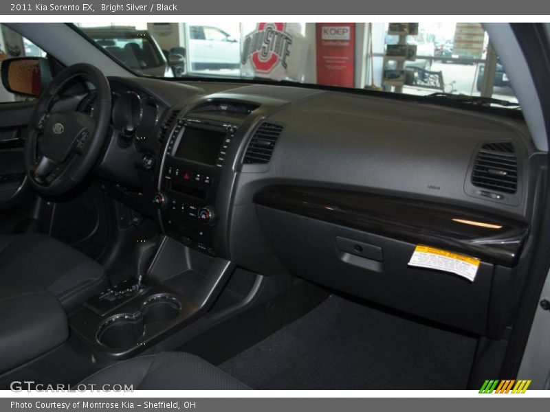 Bright Silver / Black 2011 Kia Sorento EX
