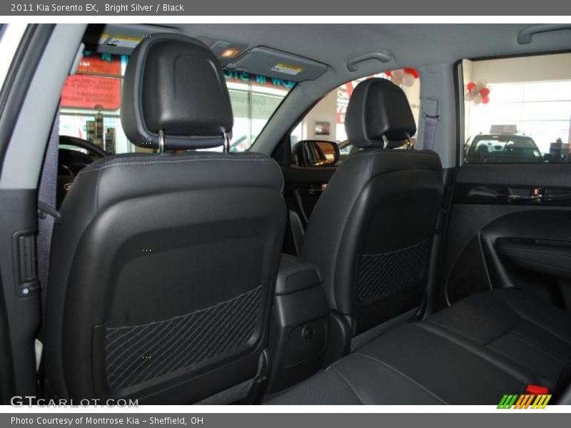 Bright Silver / Black 2011 Kia Sorento EX