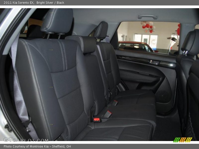 Bright Silver / Black 2011 Kia Sorento EX
