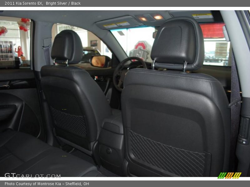 Bright Silver / Black 2011 Kia Sorento EX