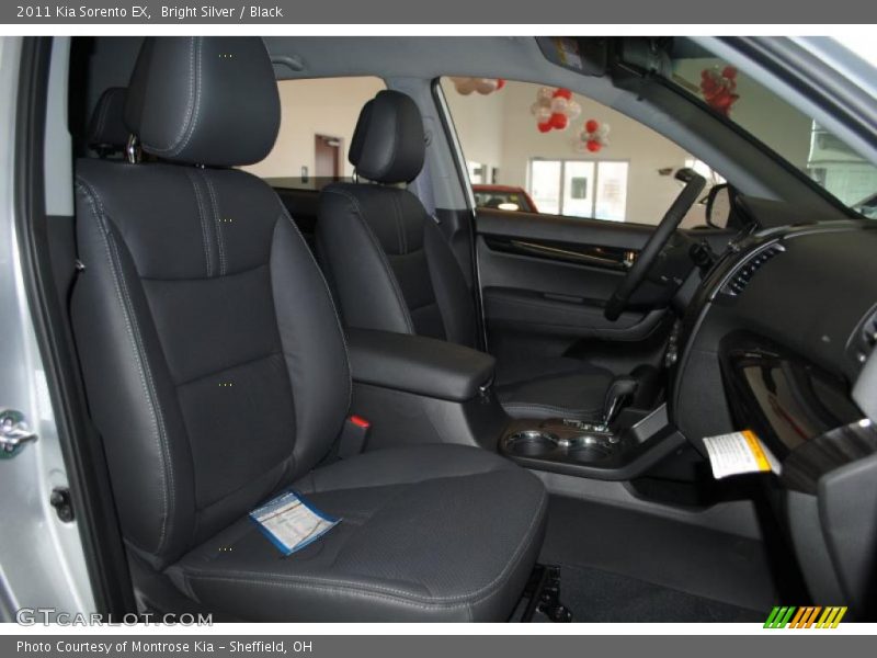Bright Silver / Black 2011 Kia Sorento EX