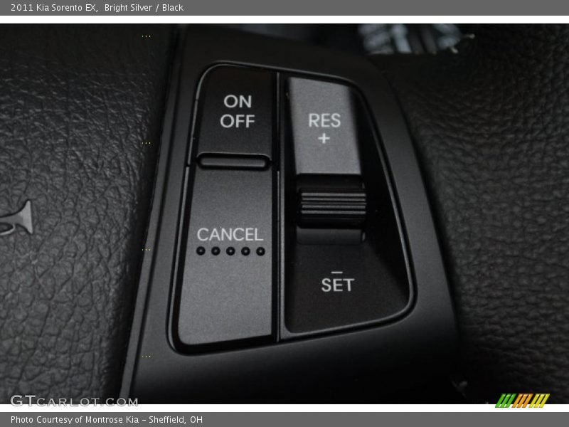 Bright Silver / Black 2011 Kia Sorento EX