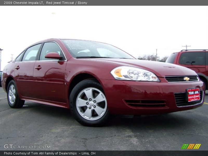Red Jewel Tintcoat / Ebony 2009 Chevrolet Impala LT