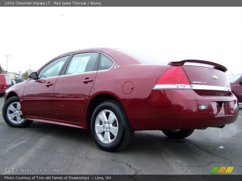 Red Jewel Tintcoat / Ebony 2009 Chevrolet Impala LT