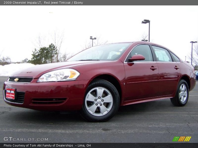 Red Jewel Tintcoat / Ebony 2009 Chevrolet Impala LT