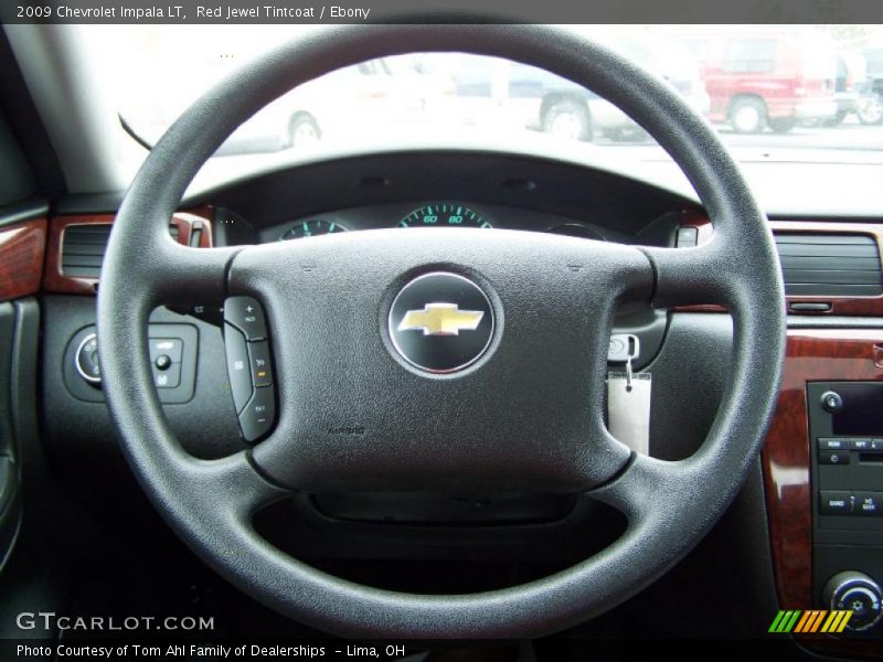 Red Jewel Tintcoat / Ebony 2009 Chevrolet Impala LT