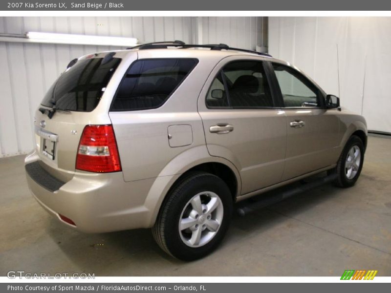 Sand Beige / Black 2007 Kia Sorento LX