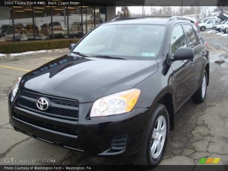 Black / Sand Beige 2009 Toyota RAV4 4WD