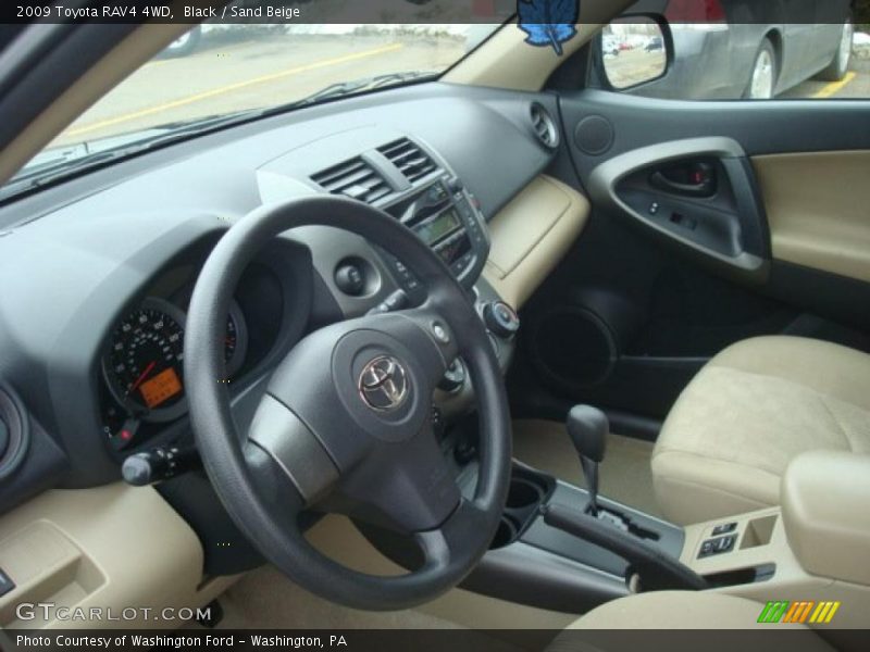 Black / Sand Beige 2009 Toyota RAV4 4WD