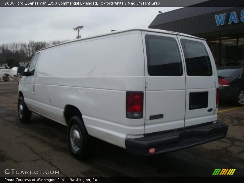 Oxford White / Medium Flint Grey 2006 Ford E Series Van E350 Commercial Extended