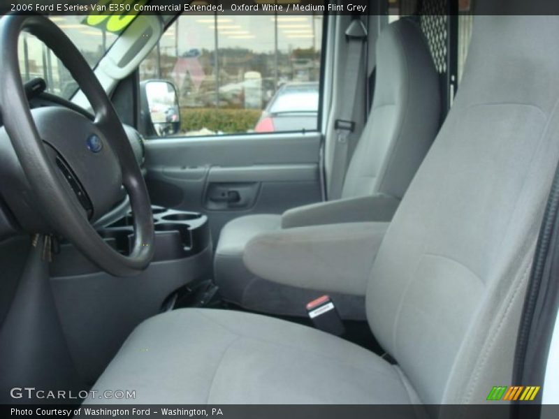 Oxford White / Medium Flint Grey 2006 Ford E Series Van E350 Commercial Extended