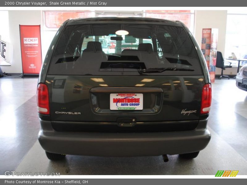 Shale Green Metallic / Mist Gray 2000 Chrysler Voyager