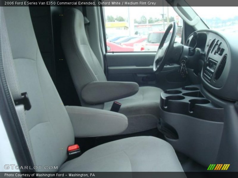 Oxford White / Medium Flint Grey 2006 Ford E Series Van E350 Commercial Extended