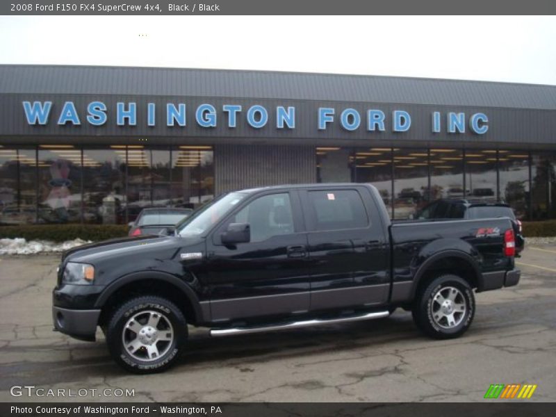 Black / Black 2008 Ford F150 FX4 SuperCrew 4x4