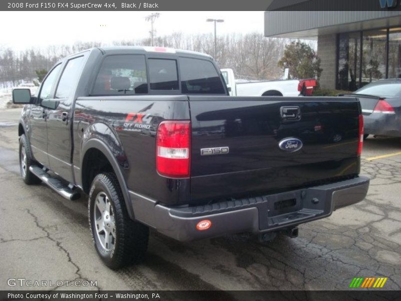 Black / Black 2008 Ford F150 FX4 SuperCrew 4x4