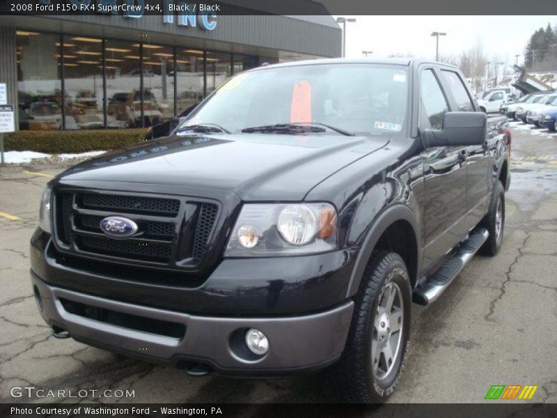 Black / Black 2008 Ford F150 FX4 SuperCrew 4x4