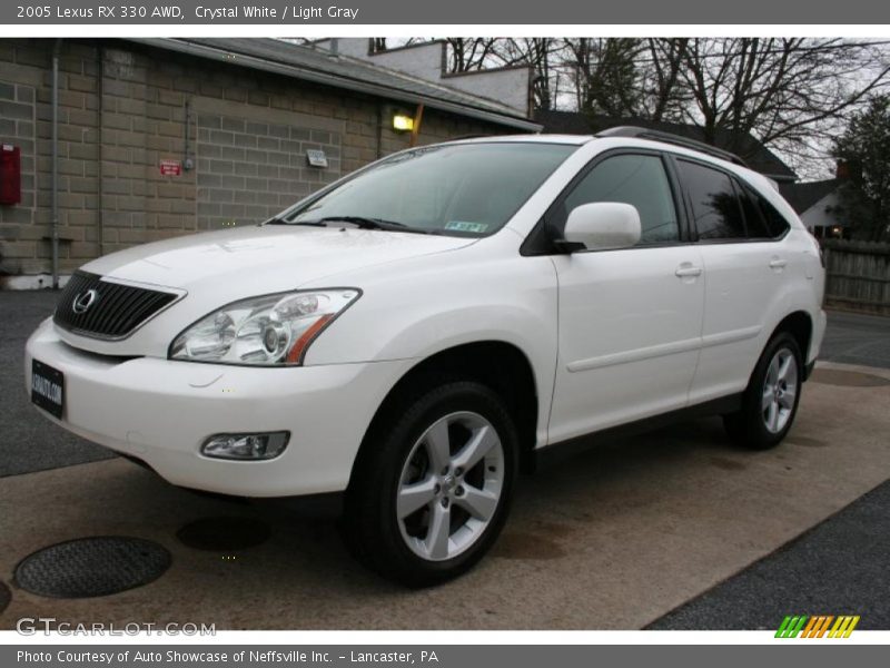 Crystal White / Light Gray 2005 Lexus RX 330 AWD