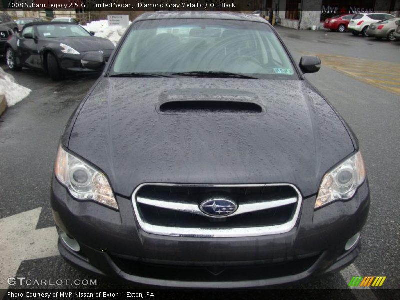 Diamond Gray Metallic / Off Black 2008 Subaru Legacy 2.5 GT Limited Sedan