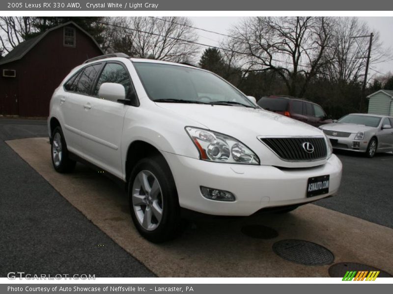 Crystal White / Light Gray 2005 Lexus RX 330 AWD