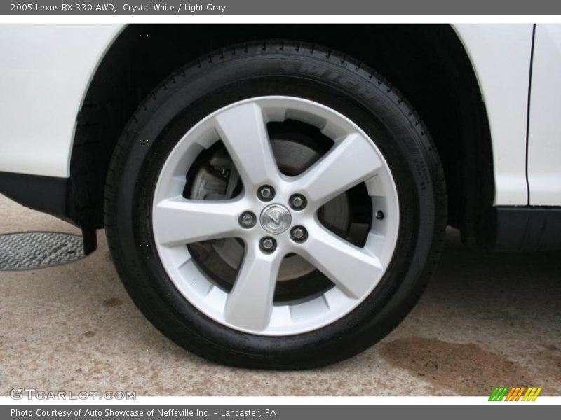 Crystal White / Light Gray 2005 Lexus RX 330 AWD