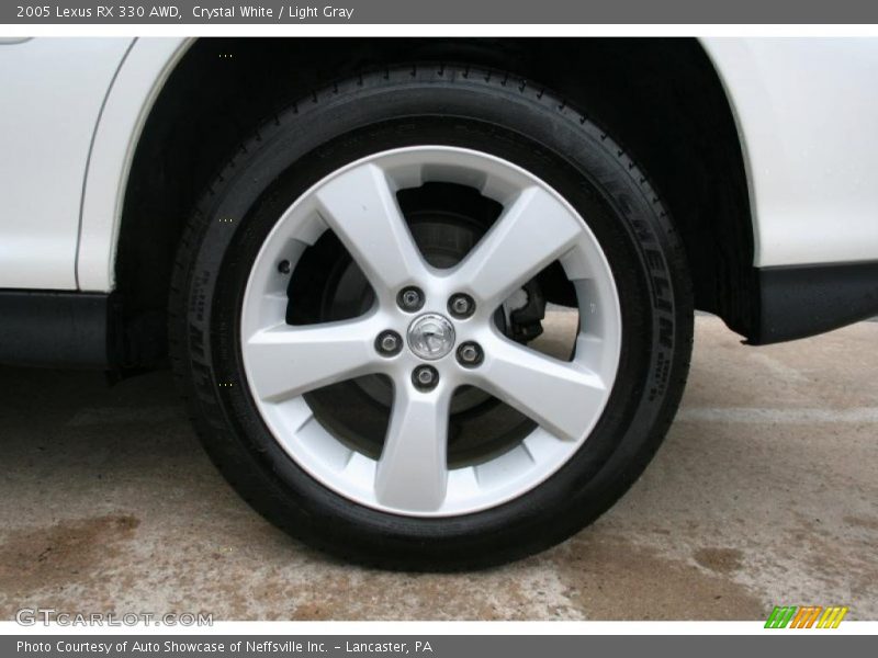 Crystal White / Light Gray 2005 Lexus RX 330 AWD