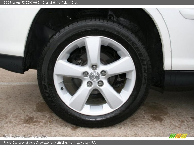 Crystal White / Light Gray 2005 Lexus RX 330 AWD