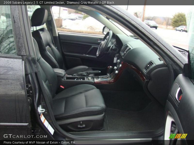 Diamond Gray Metallic / Off Black 2008 Subaru Legacy 2.5 GT Limited Sedan