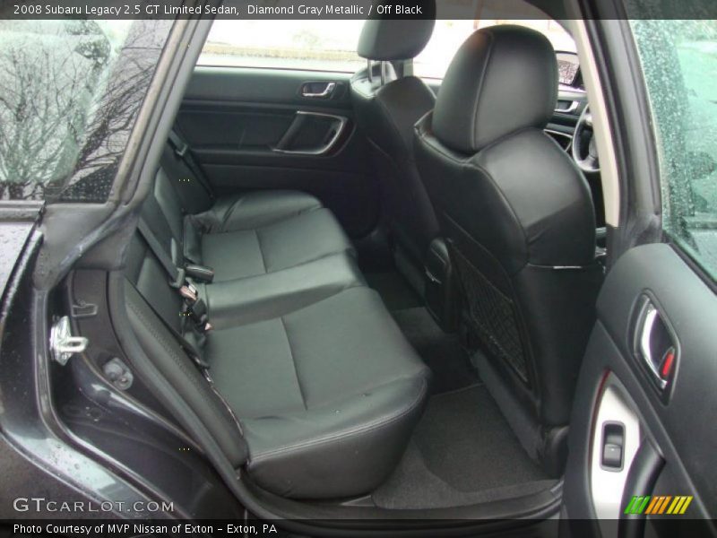 Diamond Gray Metallic / Off Black 2008 Subaru Legacy 2.5 GT Limited Sedan