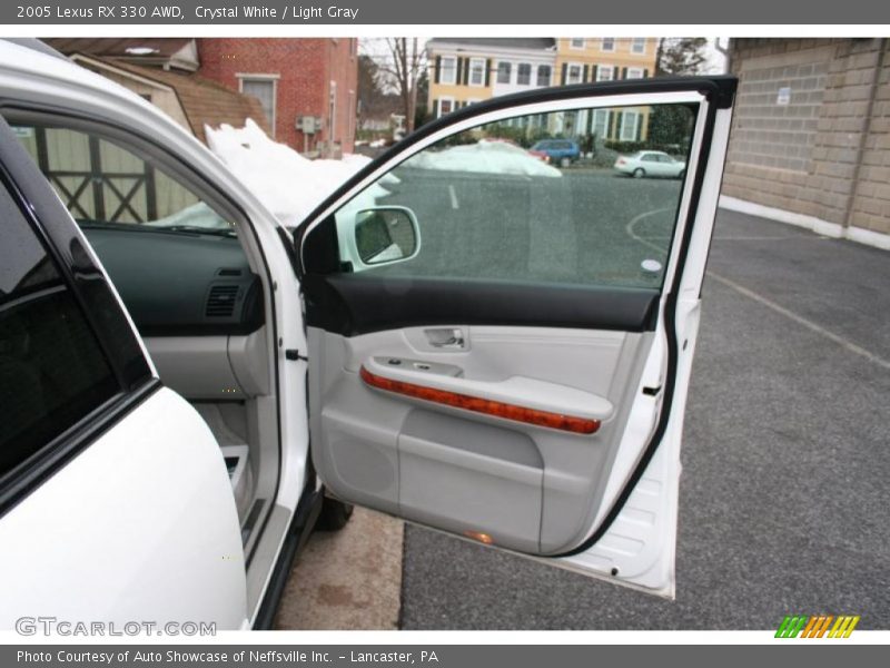 Crystal White / Light Gray 2005 Lexus RX 330 AWD