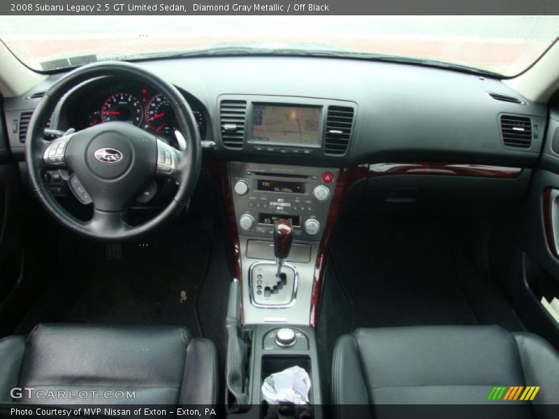 Diamond Gray Metallic / Off Black 2008 Subaru Legacy 2.5 GT Limited Sedan
