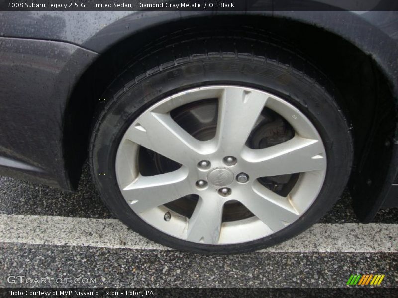 Diamond Gray Metallic / Off Black 2008 Subaru Legacy 2.5 GT Limited Sedan