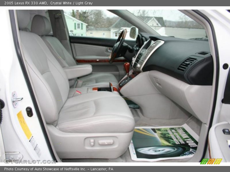Crystal White / Light Gray 2005 Lexus RX 330 AWD