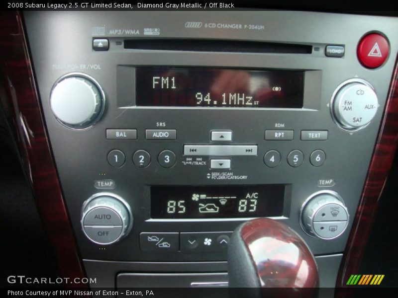 Diamond Gray Metallic / Off Black 2008 Subaru Legacy 2.5 GT Limited Sedan