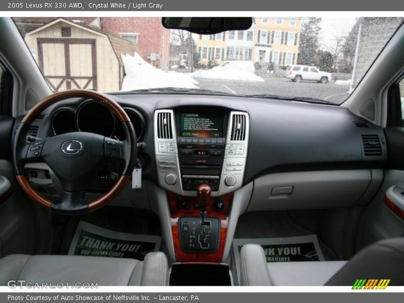 Crystal White / Light Gray 2005 Lexus RX 330 AWD