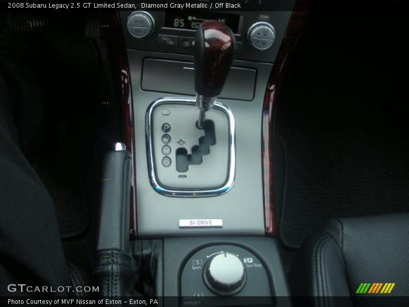 Diamond Gray Metallic / Off Black 2008 Subaru Legacy 2.5 GT Limited Sedan
