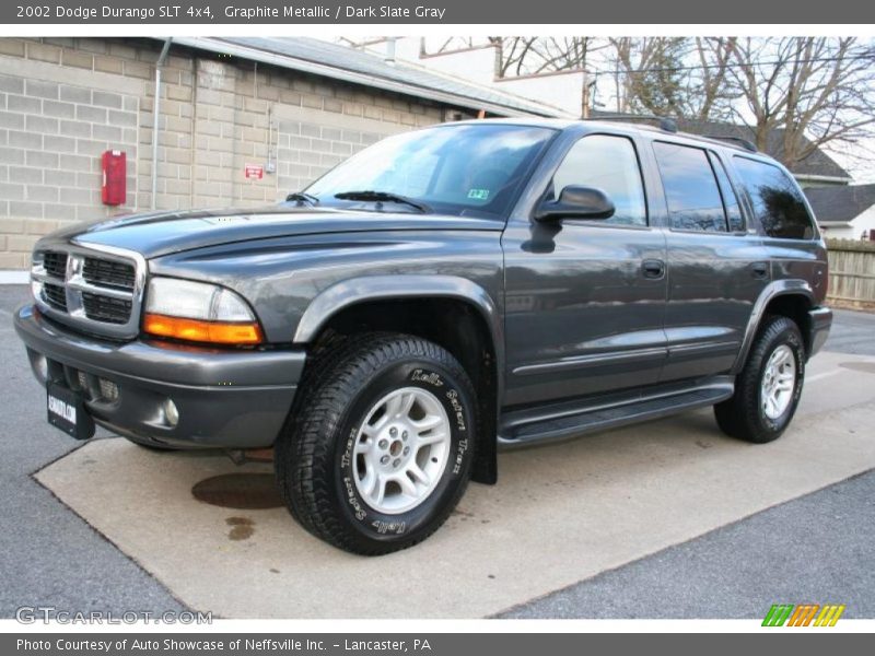 Graphite Metallic / Dark Slate Gray 2002 Dodge Durango SLT 4x4