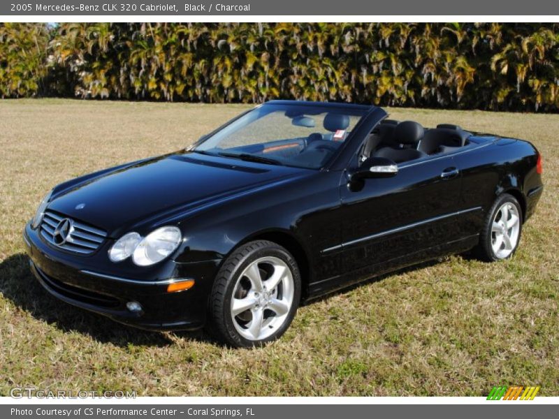 Black / Charcoal 2005 Mercedes-Benz CLK 320 Cabriolet