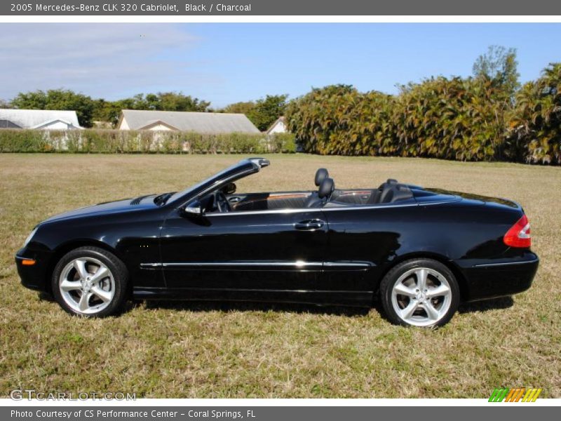 Black / Charcoal 2005 Mercedes-Benz CLK 320 Cabriolet