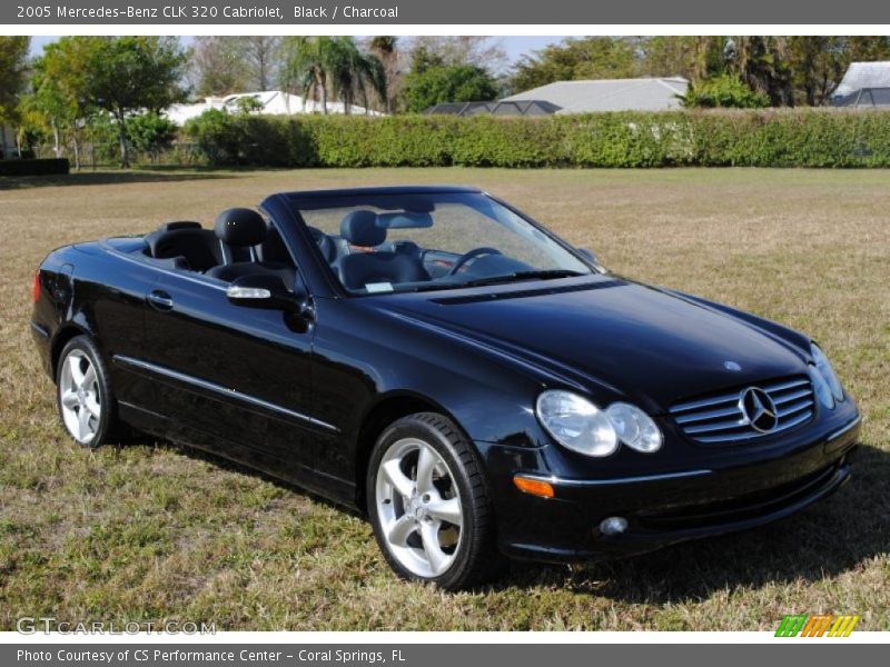 Black / Charcoal 2005 Mercedes-Benz CLK 320 Cabriolet